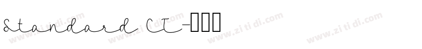 Standard CT字体转换